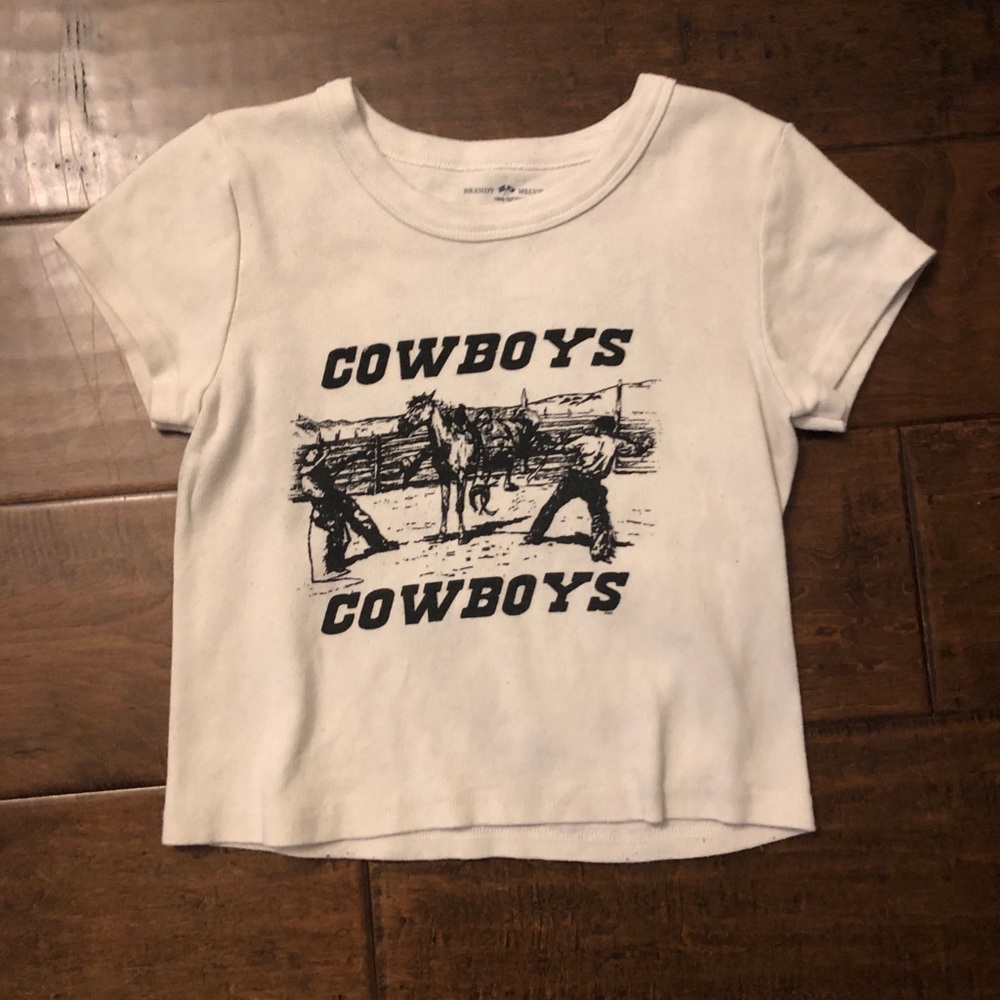 brandy melville crop top ~ cowboys
